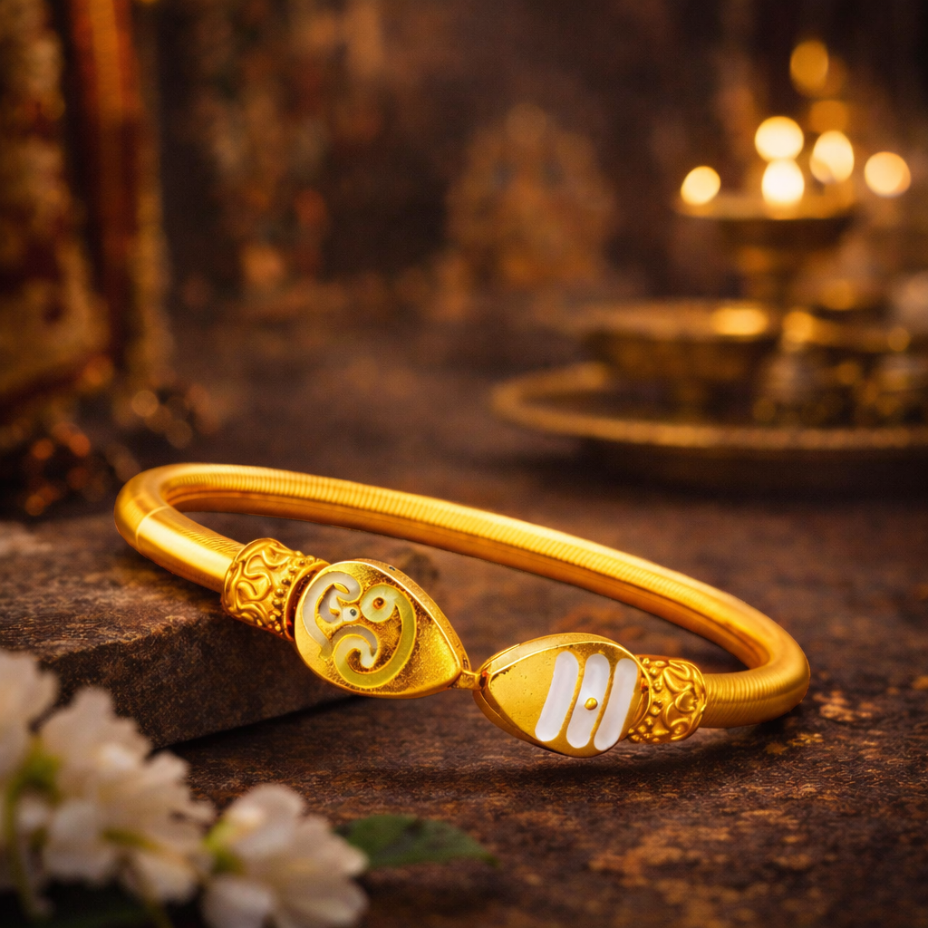 Gold Plated Vel Kada