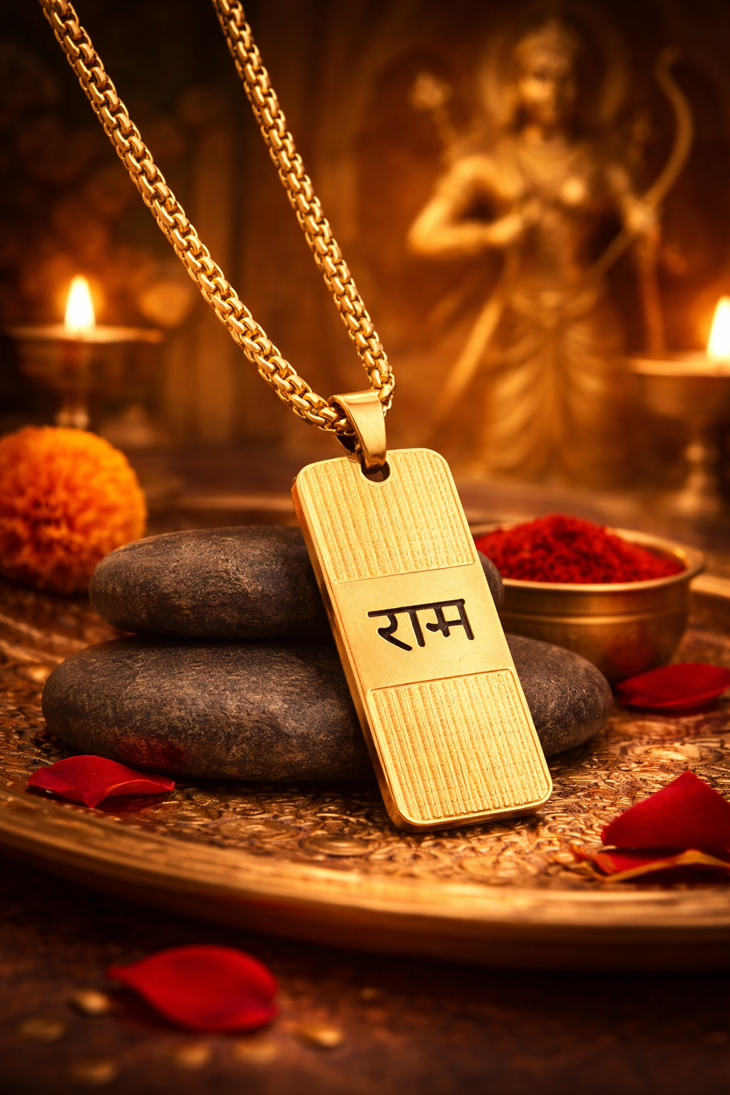 Shree Ram Kavach (Gold Plated)