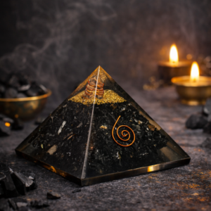 Black Obsidian Pyramid